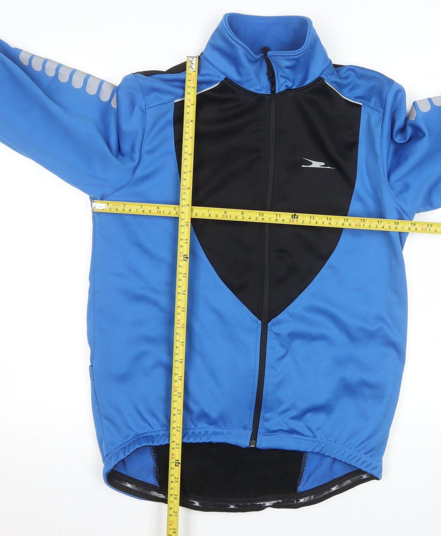 Crane Men's Blue Windbreaker Softshell Cycling Jacket M