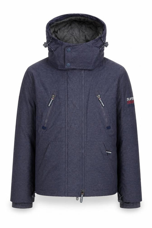 Superdry Mens Blue Wind Yachter Hooded Softshell Jacket S