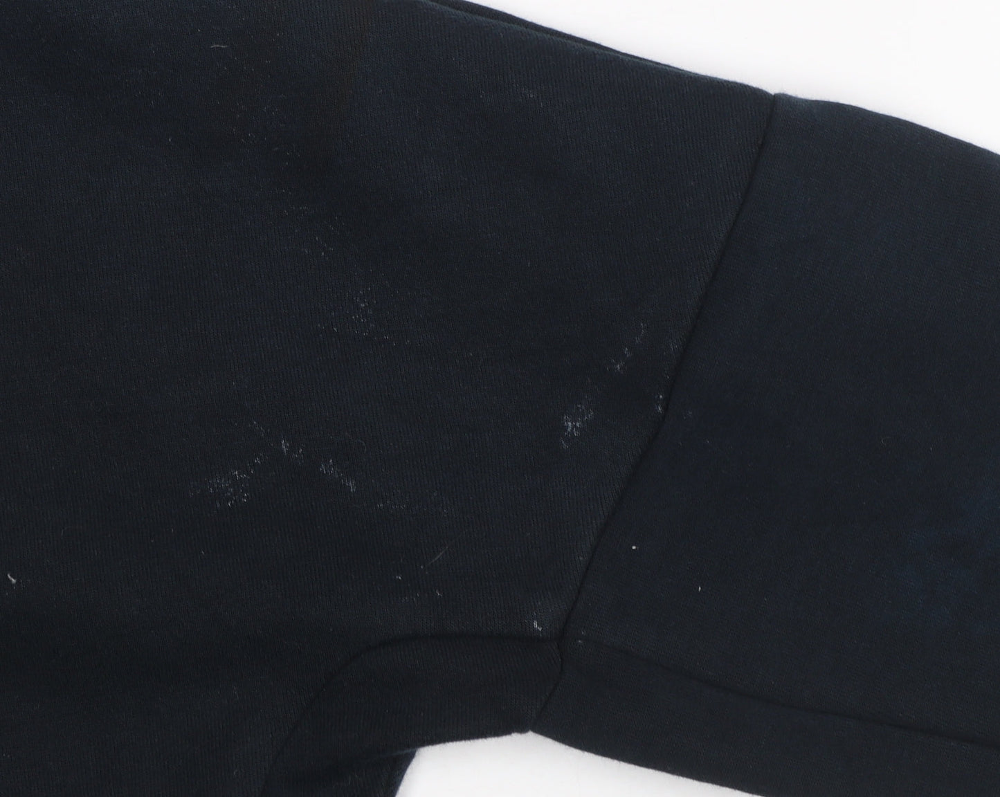 Nike Womens Black Long Sleeve Full Zip Sweatshirt L Cotton Blend