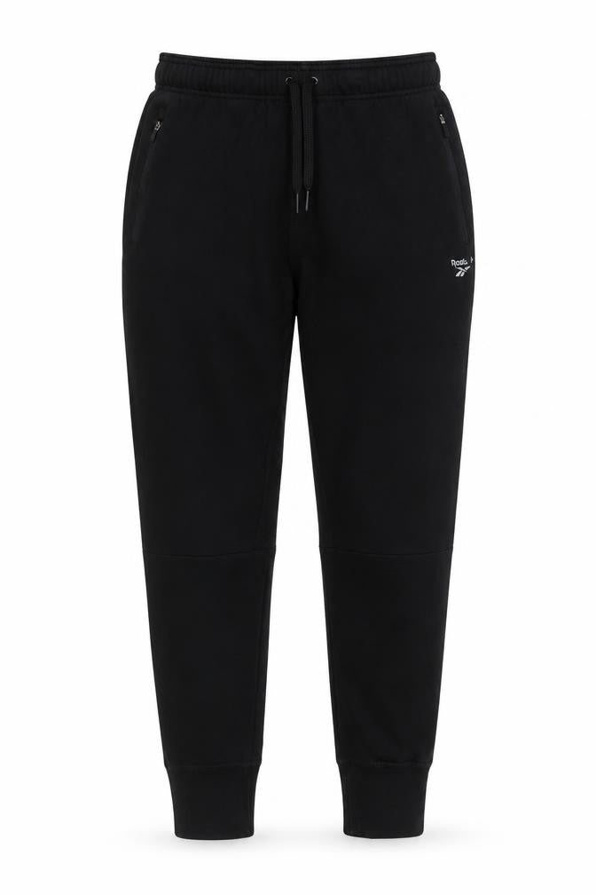 Reebok Women's Black Jogger Sweatpants Size S Elastic Waist Fleece