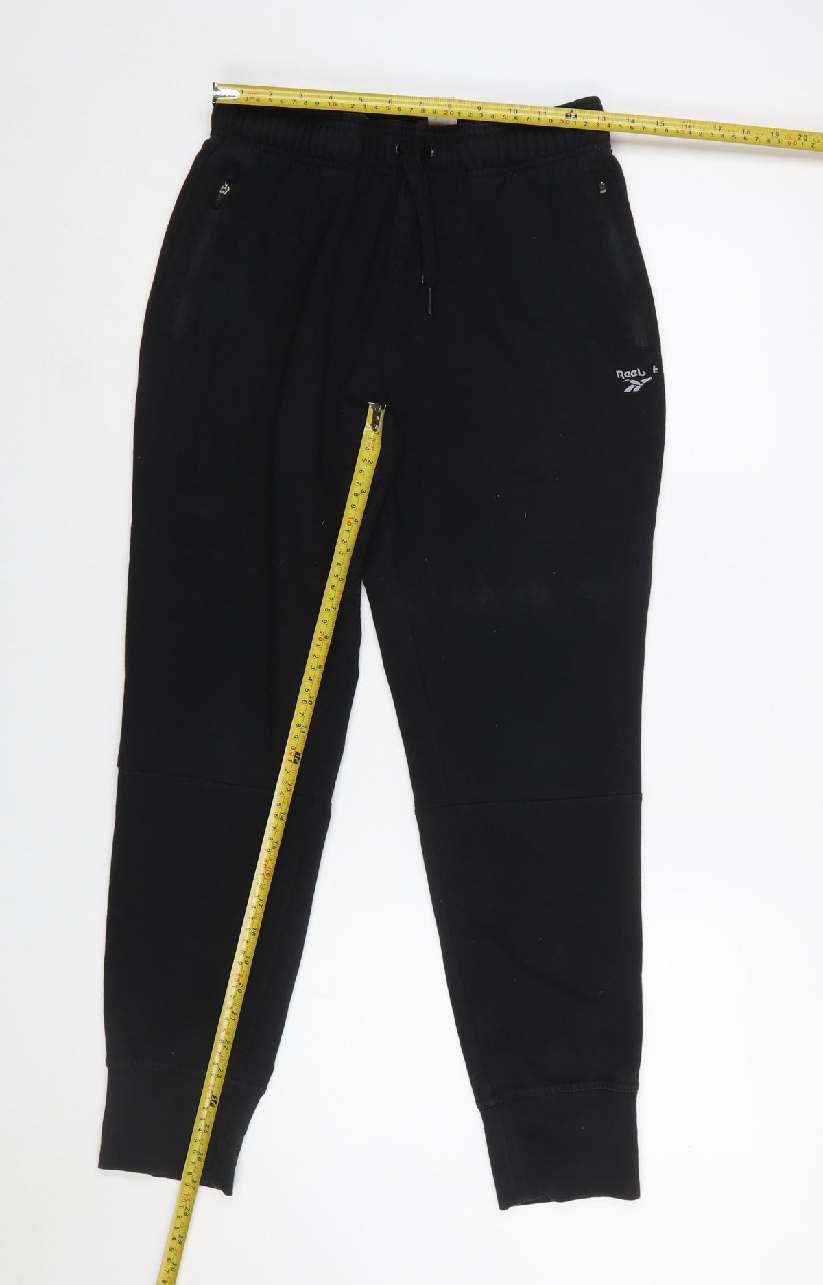 Reebok Women's Black Jogger Sweatpants Size S Elastic Waist Fleece