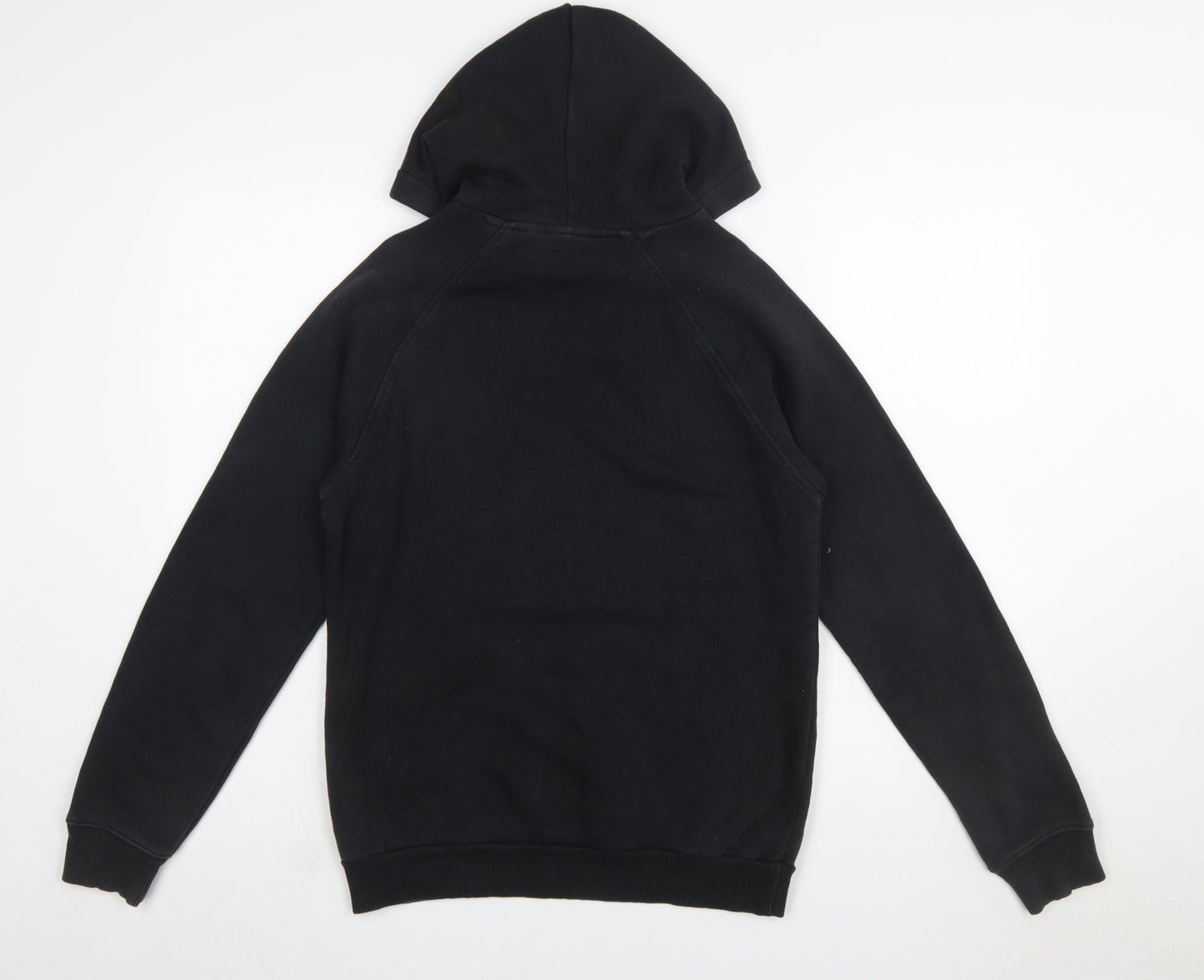 Adidas Men's Black XS Pullover Hoodie with Trefoil Logo
