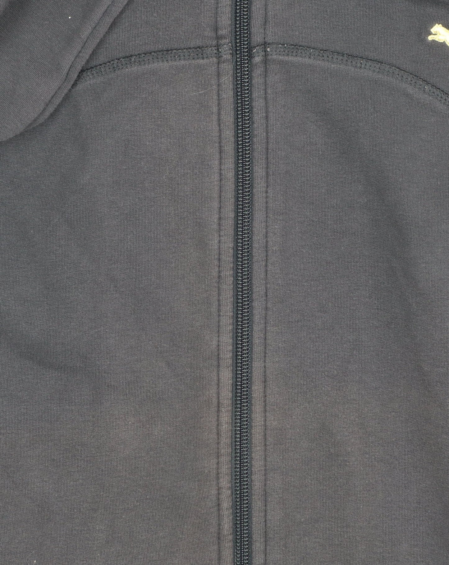 Puma Women's Black Size 16 Full Zip Hoodie with Pink Drawcords