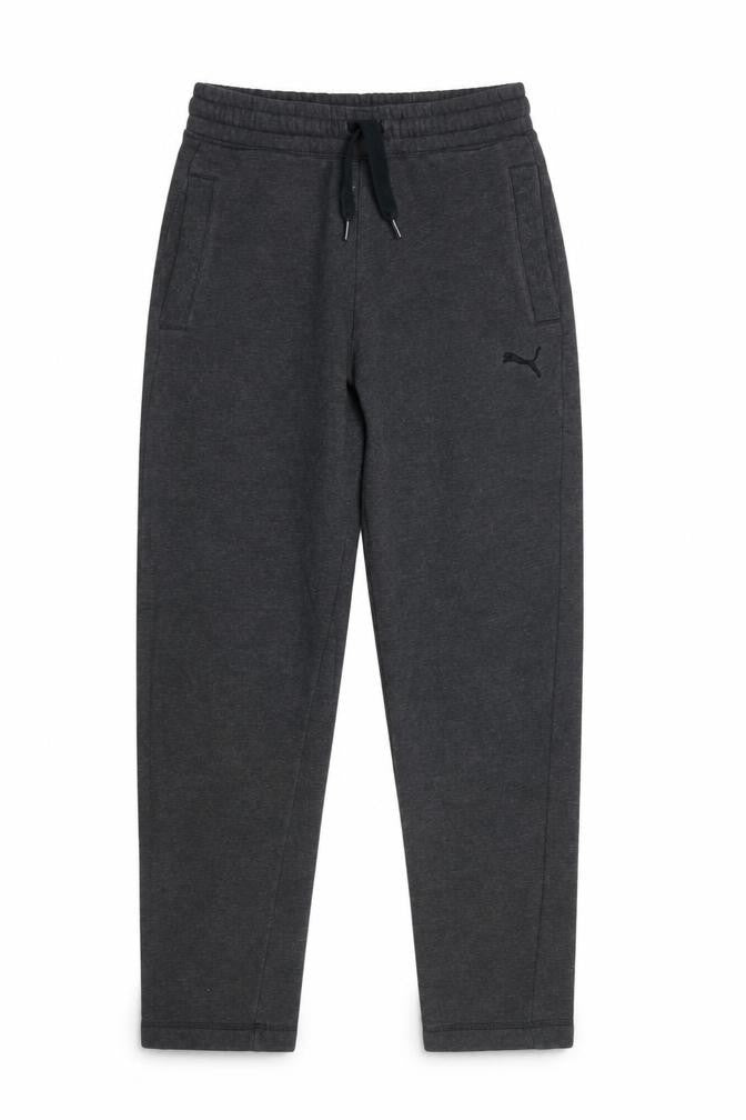 Puma Womens Grey S Jogger Trousers Fleece Lined Comfort Fit