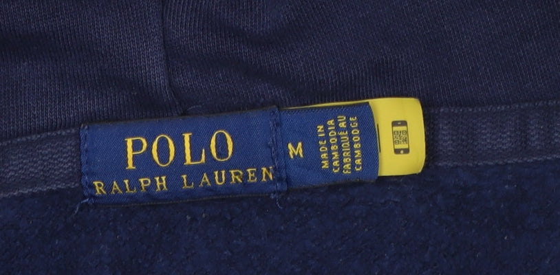 Polo Ralph Lauren Women's Navy Pullover Hoodie Size M Cotton Blend