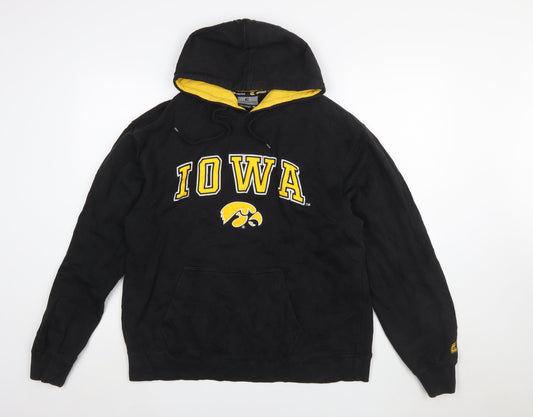 Preloved Colosseum Athletics Men’s Black XL Pullover Hoodie Iowa Graphic - Front