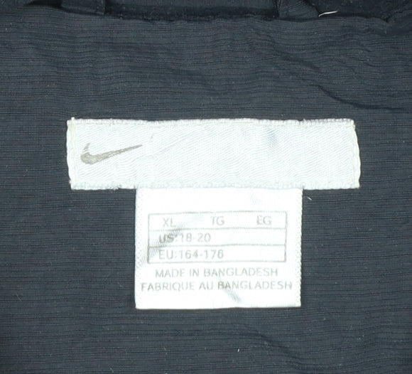 Nike Boys Black XL Puffer Jacket Down Insulated Winter Coat