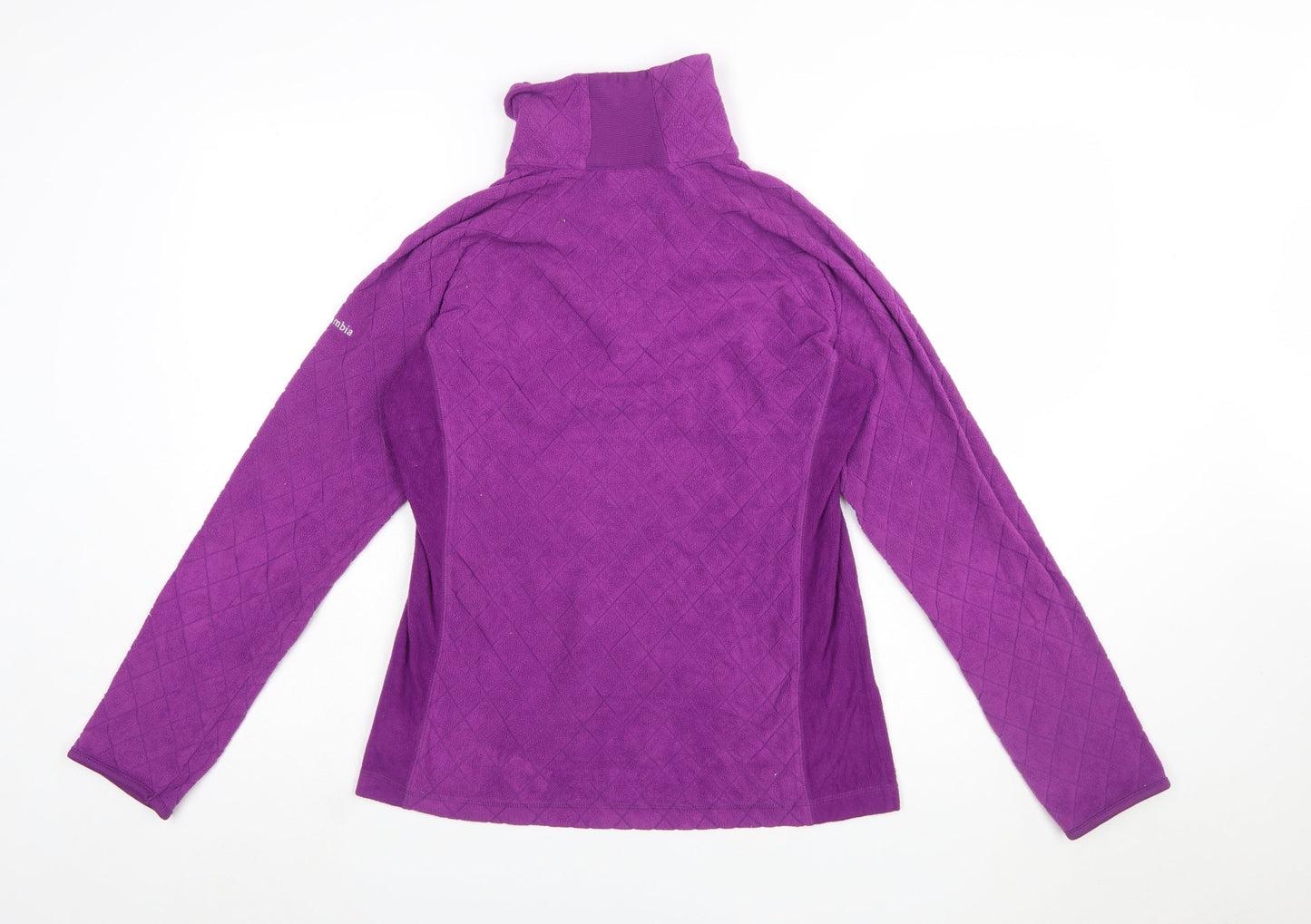 Columbia Women’s Purple 1/4 Zip Fleece Pullover Sweatshirt M