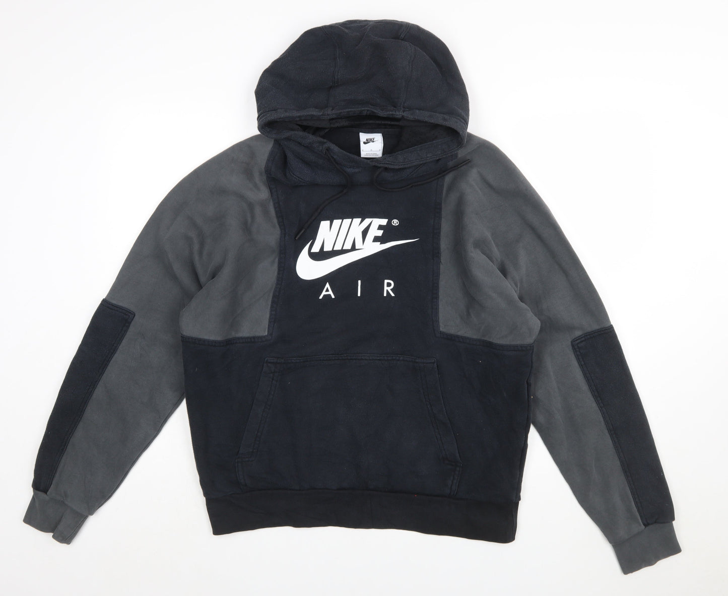 Nike Men's Black Pullover Hoodie M Sports Fleece Sweatshirt