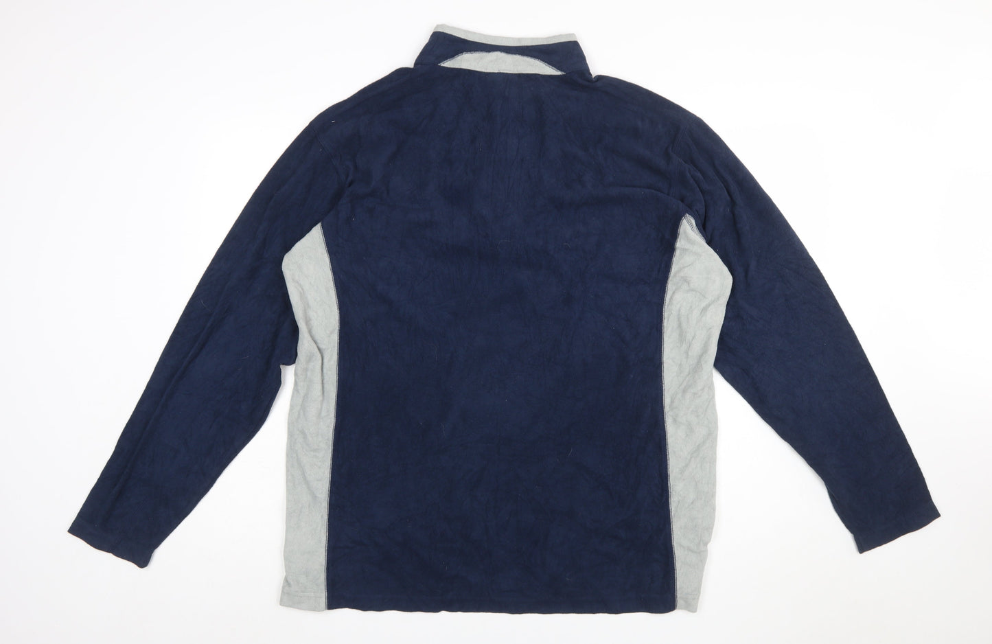 Columbia Men’s Blue Fleece 1/4 Zip Sweatshirt XL Outdoor Pullover