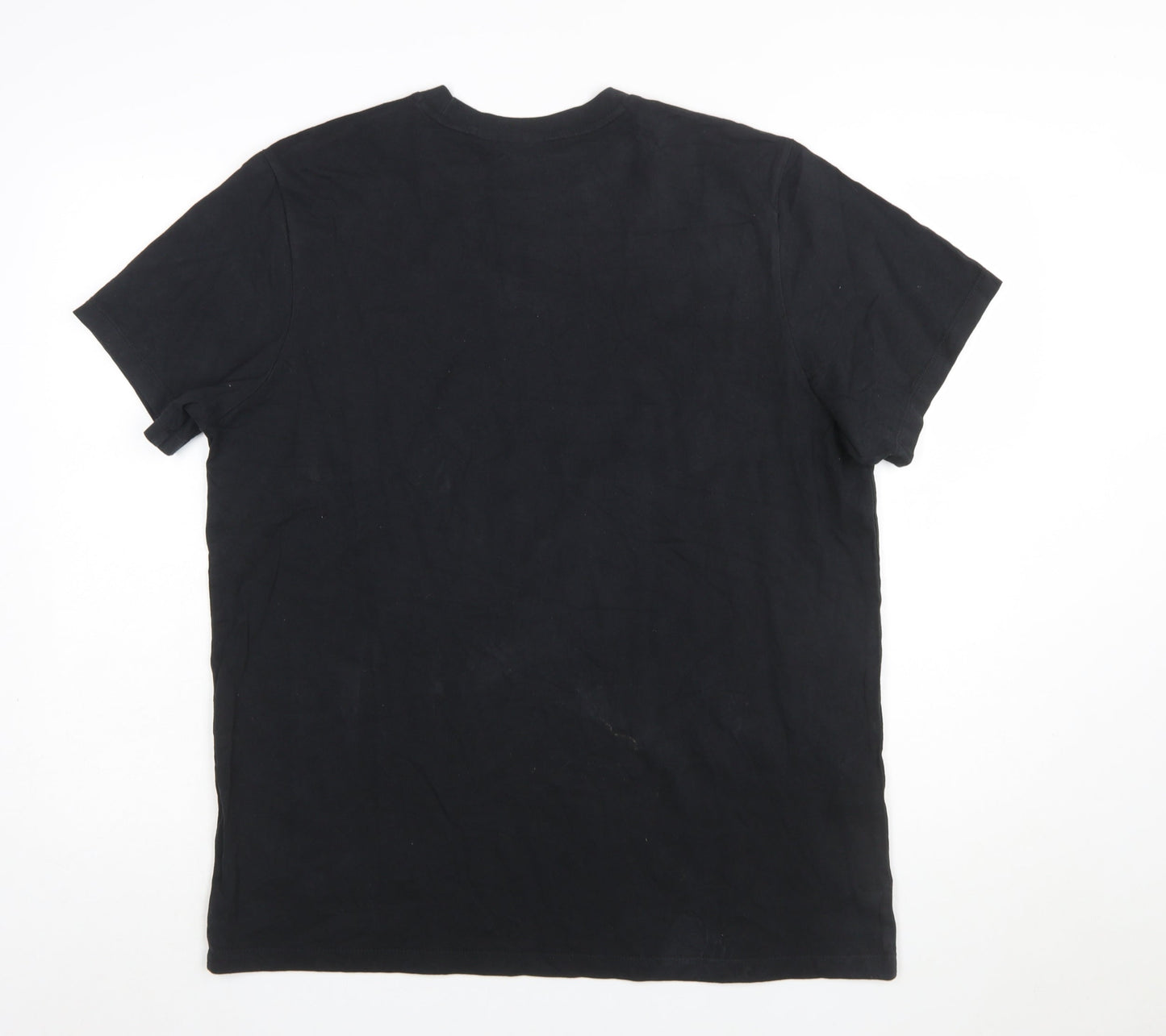 adidas Women Black Basic Crew Neck Regular Fit Short Sleeve T-Shirt Size 18