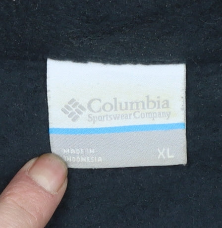 Columbia Men's Black XL Fleece Full Zip Jacket Outdoor