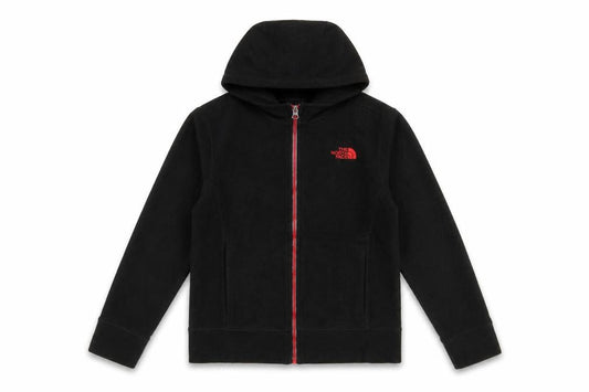 The North Face Boys Black Full Zip Hoodie Size 10-12 Years Fleece