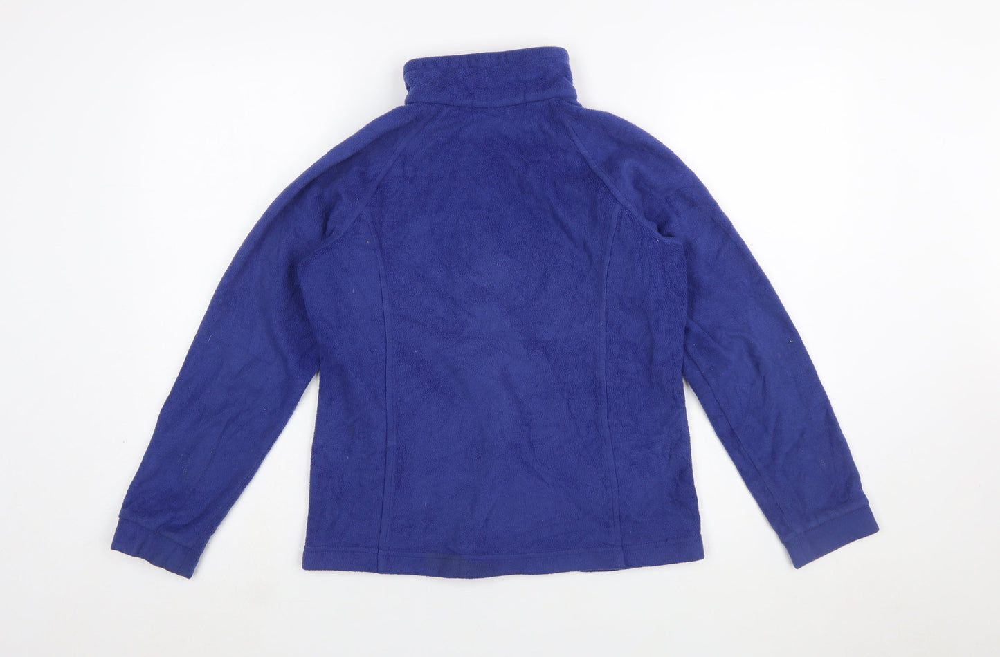 Columbia Boys Blue Fleece Full Zip Jacket Size 14 Years Lightweight Outdoor