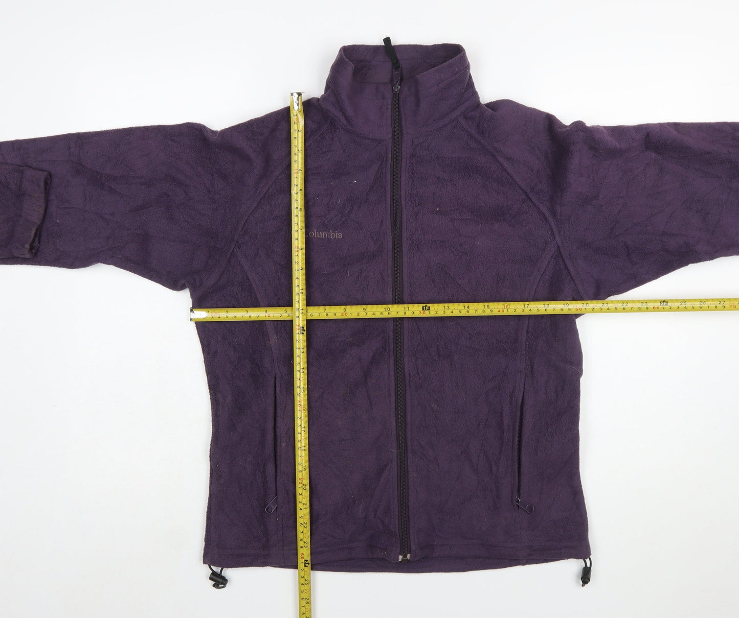 Columbia Women's Purple Fleece Full Zip Jacket Size M