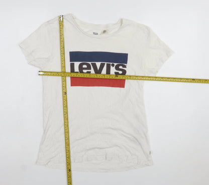 Levi's Women's White XS Basic Logo T-Shirt
