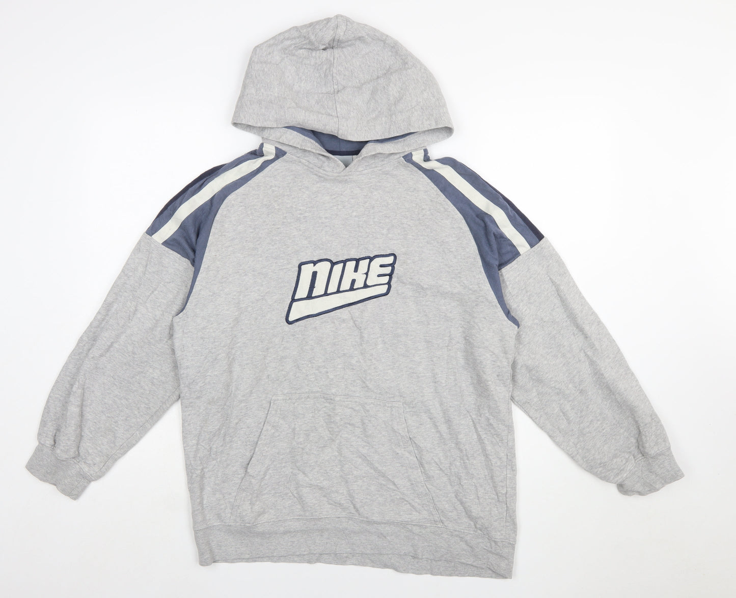 Nike Womens Grey XL Pullover Hoodie Fleece Sportswear Sweatshirt