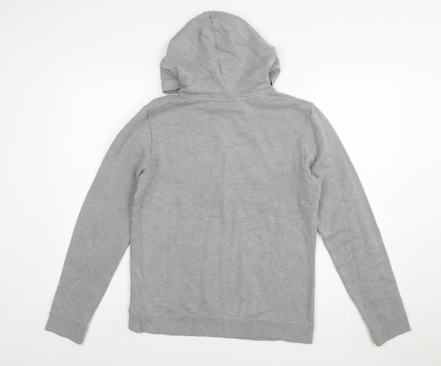 Under Armour Boys Grey XL Pullover Hoodie with Logo ColdGear Fleece