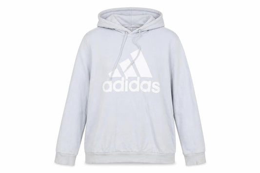 Adidas Women’s Grey Hoodie XL Pullover Logo Casual Cotton Blend