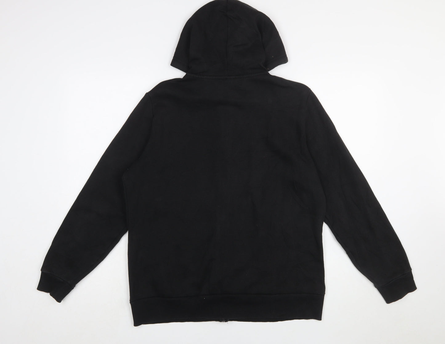 Puma Womens Black XL Full Zip Hoodie Sweatshirt Casual Style