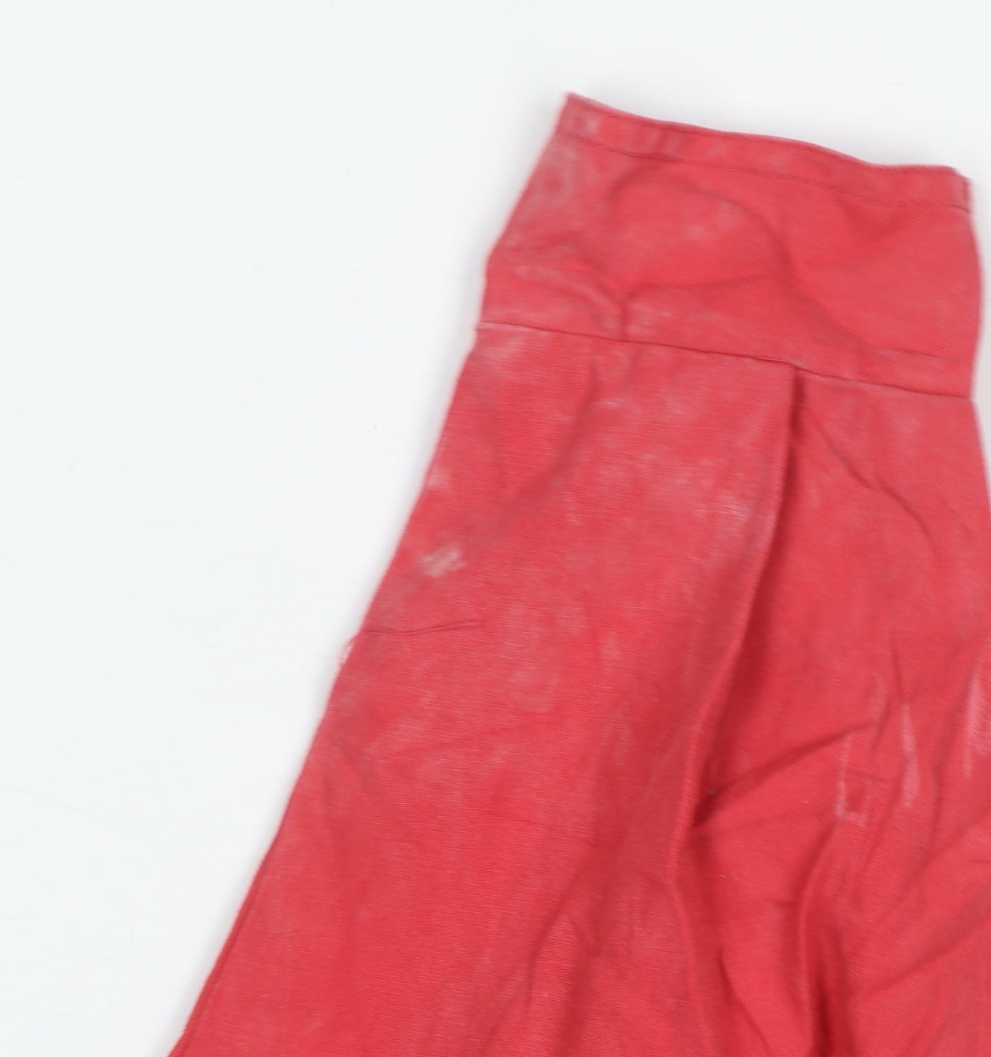 Urban Outfitters Women’s Red Hooded Cotton Anorak Jacket Size S