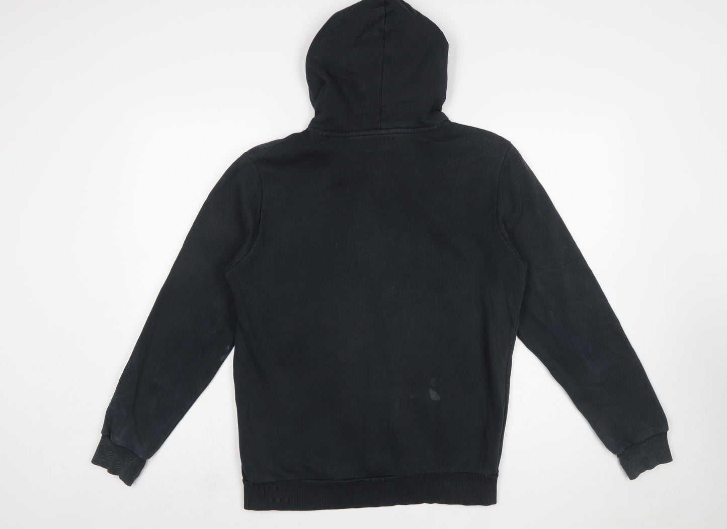 Puma Mens Black Pullover Hoodie S Hooded Logo Sports Sweatshirt