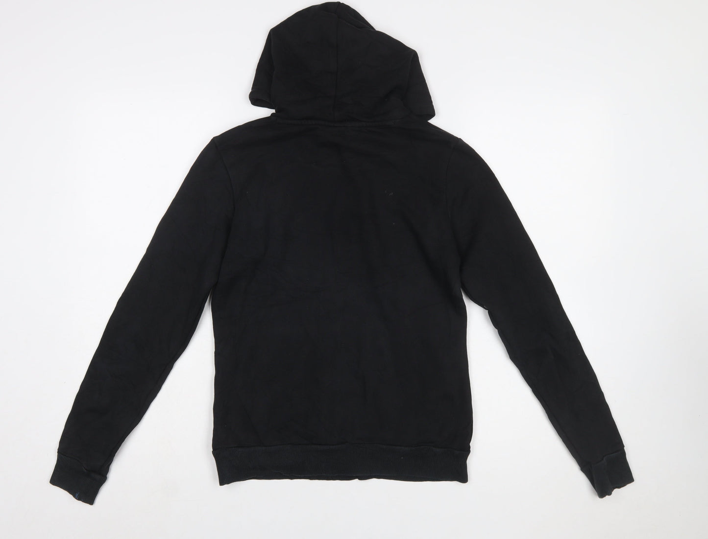 Puma Womens Black XS Pullover Hoodie with Logo Print