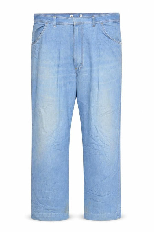 Wrangler Men's Blue 42x30 Straight Denim Jeans