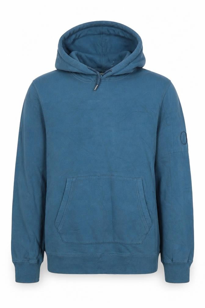 C.P. Company Boys Blue Pullover Hoodie Age 12 Cotton Casual Sweatshirt