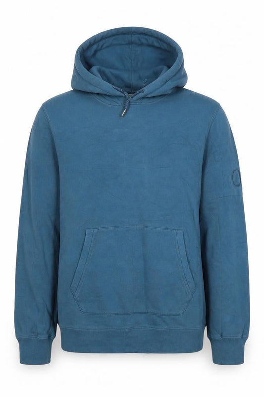 C.P. Company Boys Blue Pullover Hoodie Age 12 Cotton Casual Sweatshirt