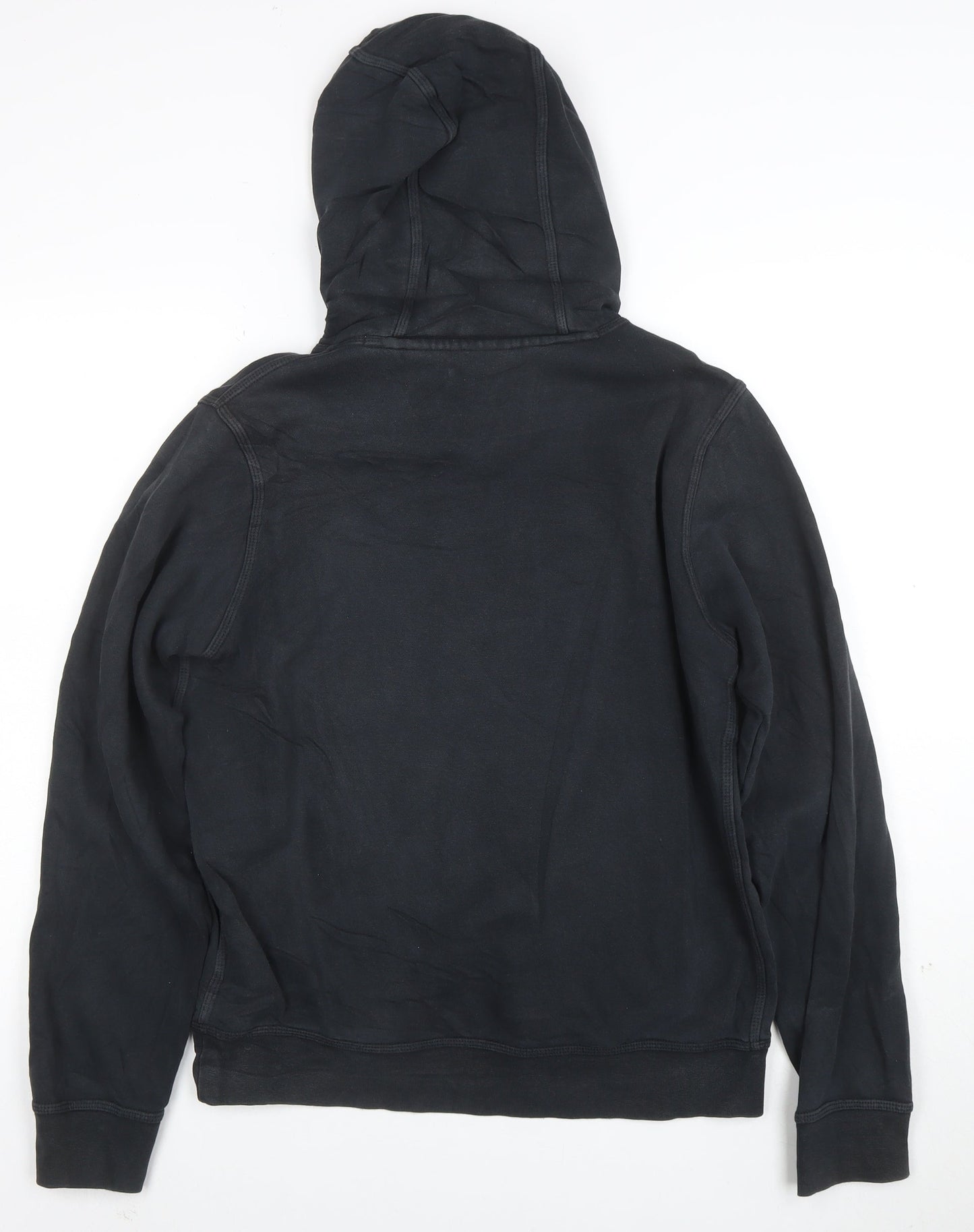 Nike Men Black Small Pullover Hoodie Sports Logo Jersey