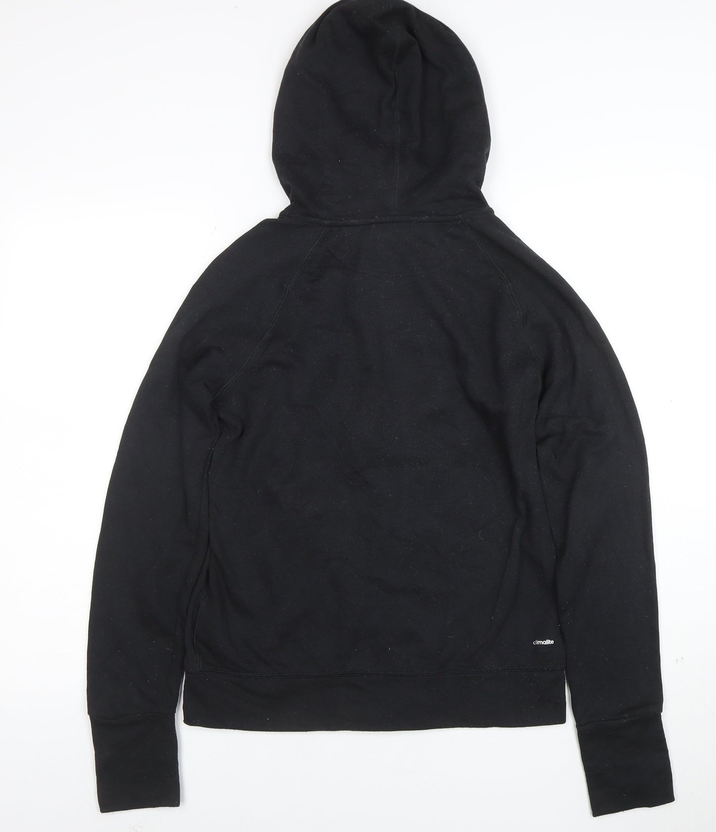 Adidas Womens Black Climalite Full Zip Hoodie Size S