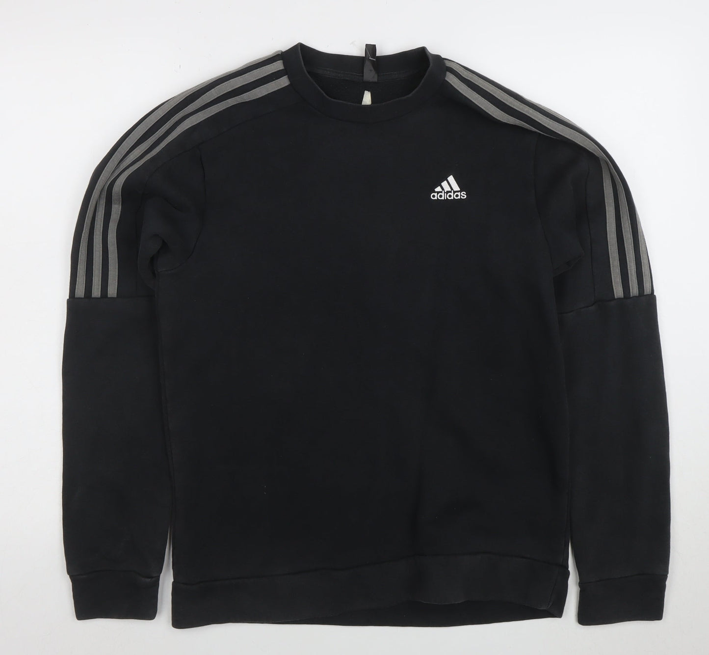 Adidas Men's Black Pullover Sweatshirt L Crew Neck Sportswear