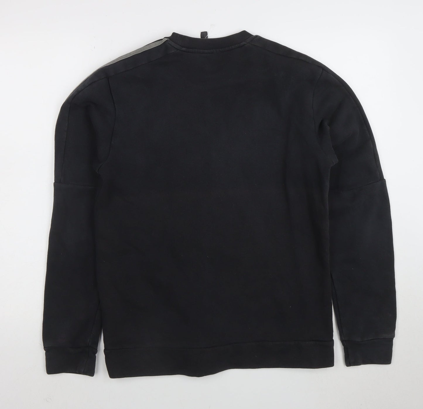 Adidas Men's Black Pullover Sweatshirt L Crew Neck Sportswear