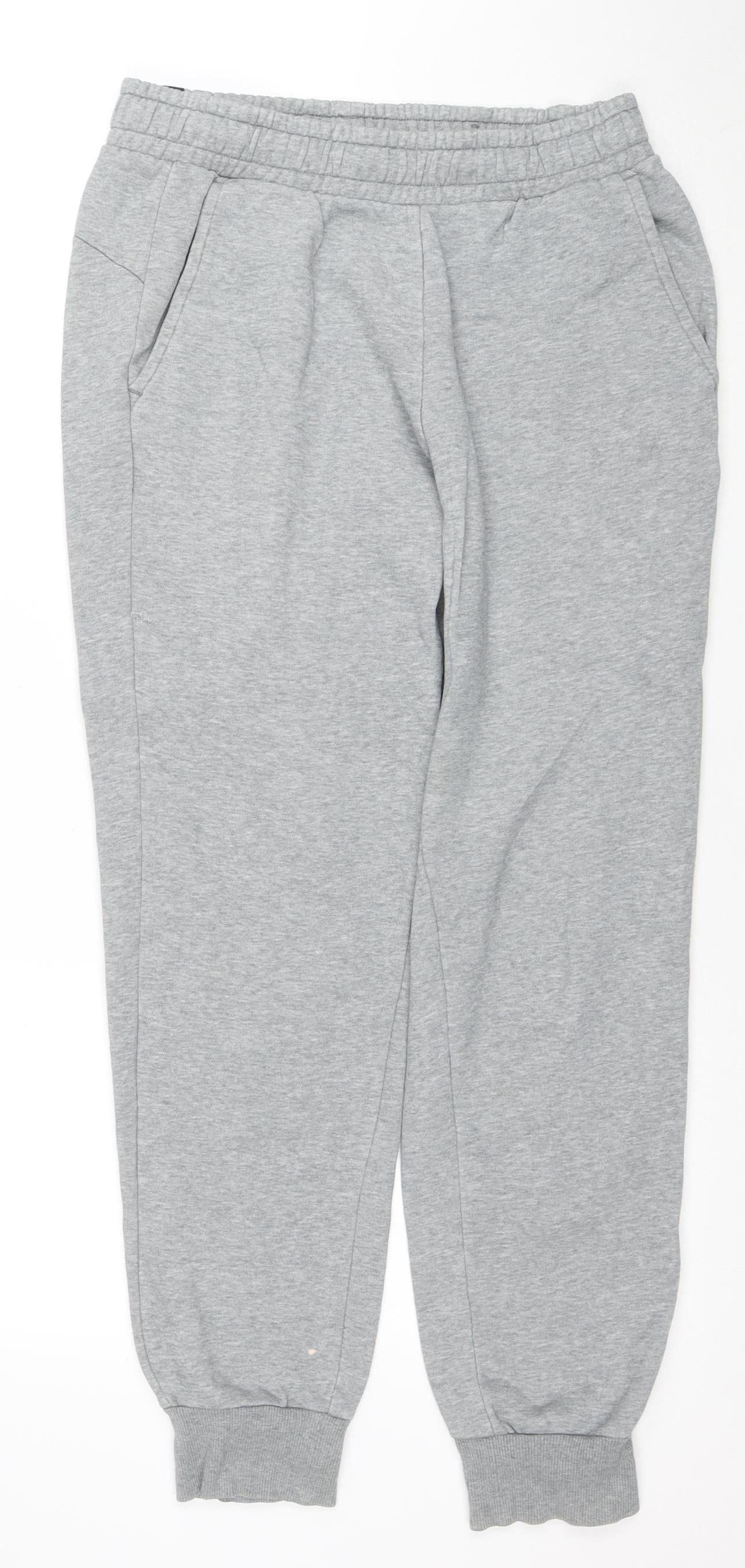 Puma Men's Grey Jogger Sweatpants M Regular Fit Activewear