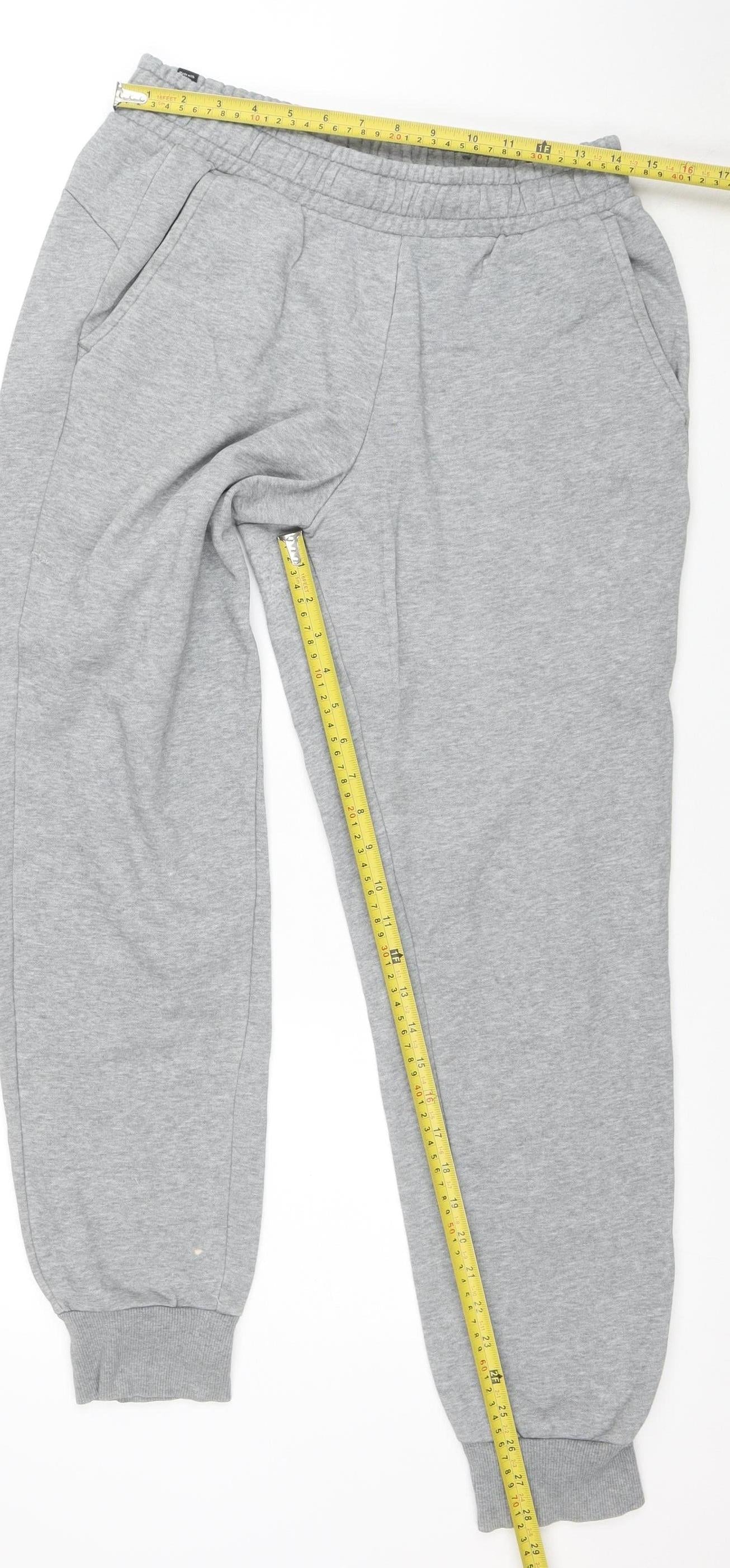 Puma Men's Grey Jogger Sweatpants M Regular Fit Activewear