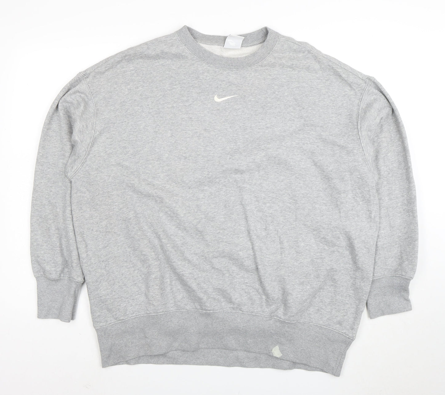 Nike Women’s Grey Crew Neck Pullover Sweatshirt Size L