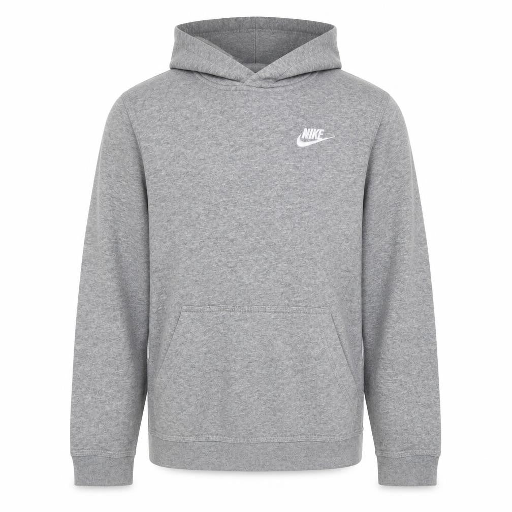 Nike Boys Grey Pullover Hoodie M 137-147cm Cotton Blend Fleece