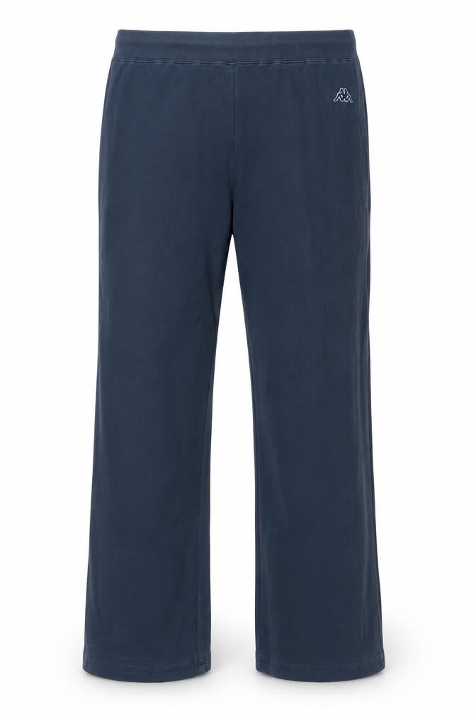 Kappa Men’s Blue Track Pants L Regular Fit Cotton Elastane Sportswear