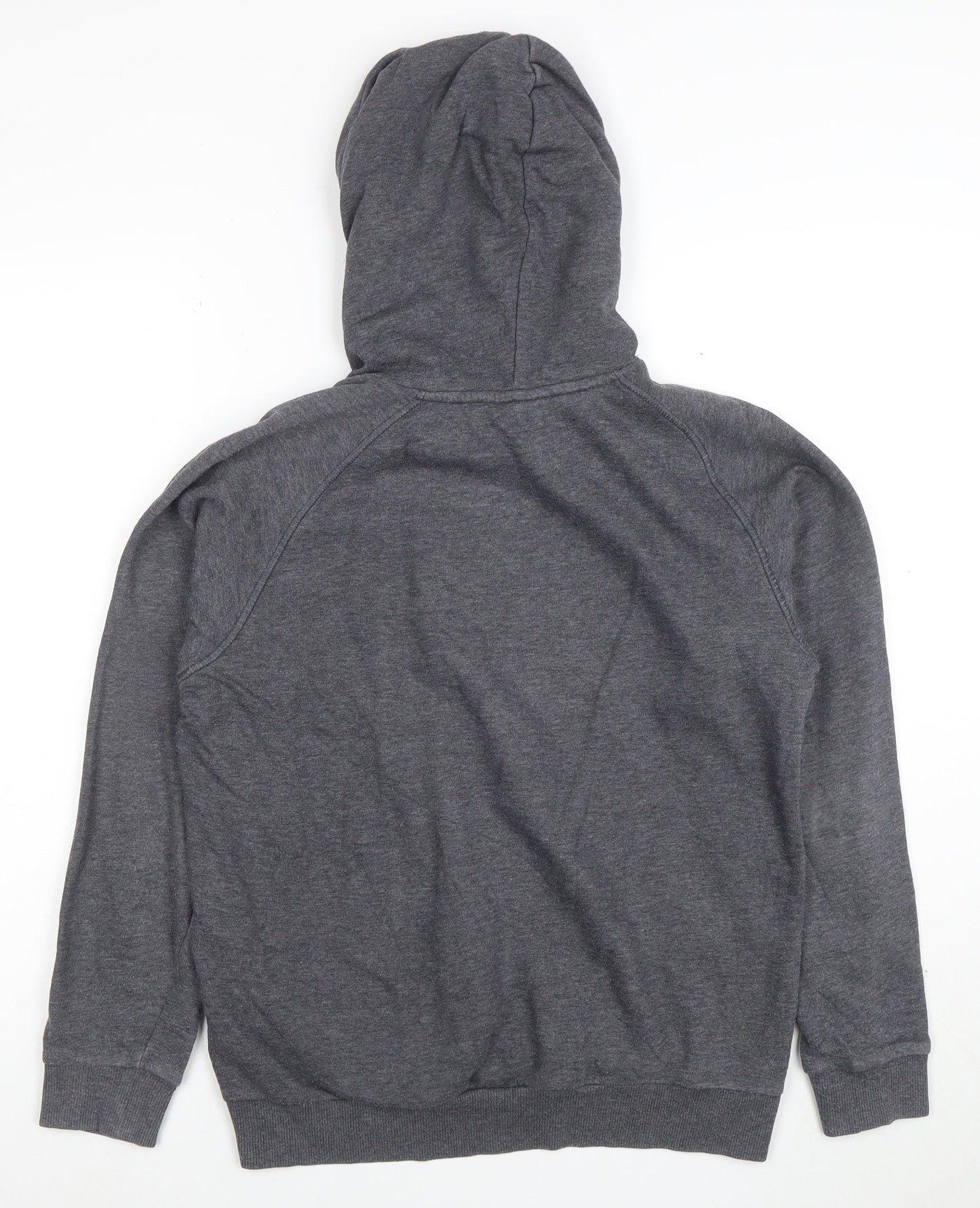 Adidas Boys Grey Pullover Hoodie 13-14 Years Performance Essentials