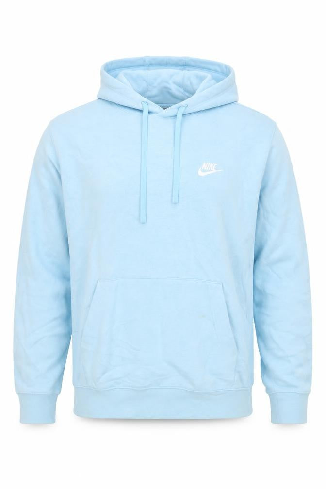 Nike Men's Blue Pullover Hoodie Medium Fleece Sweatshirt