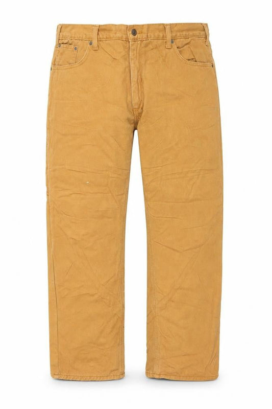 Berkley Jensen Men's Beige Work Jeans 40x30 Cotton Straight Fit