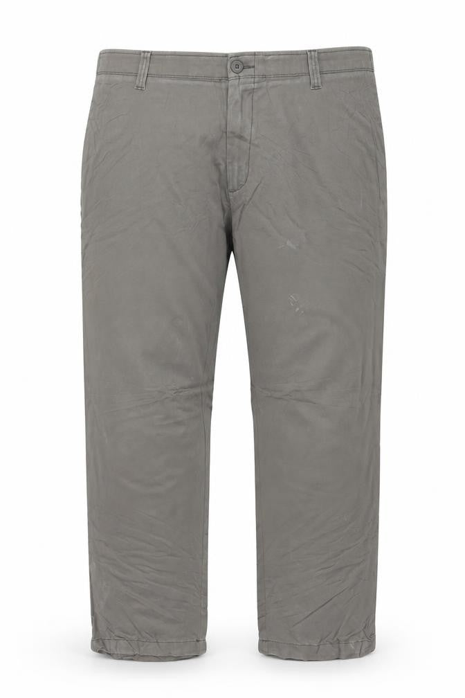 Wrangler Men's Grey Cotton Blend Chino Trousers Size 40 Regular