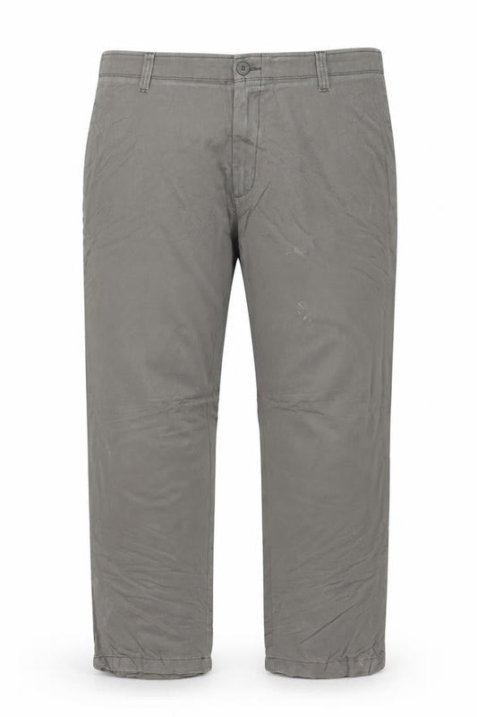 Wrangler Men's Grey Cotton Blend Chino Trousers Size 40 Regular