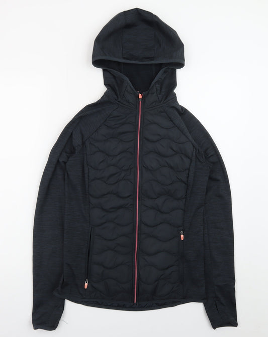 St. Bernard for Dunnes Stores Womens Black XS Hooded Puffer Jacket