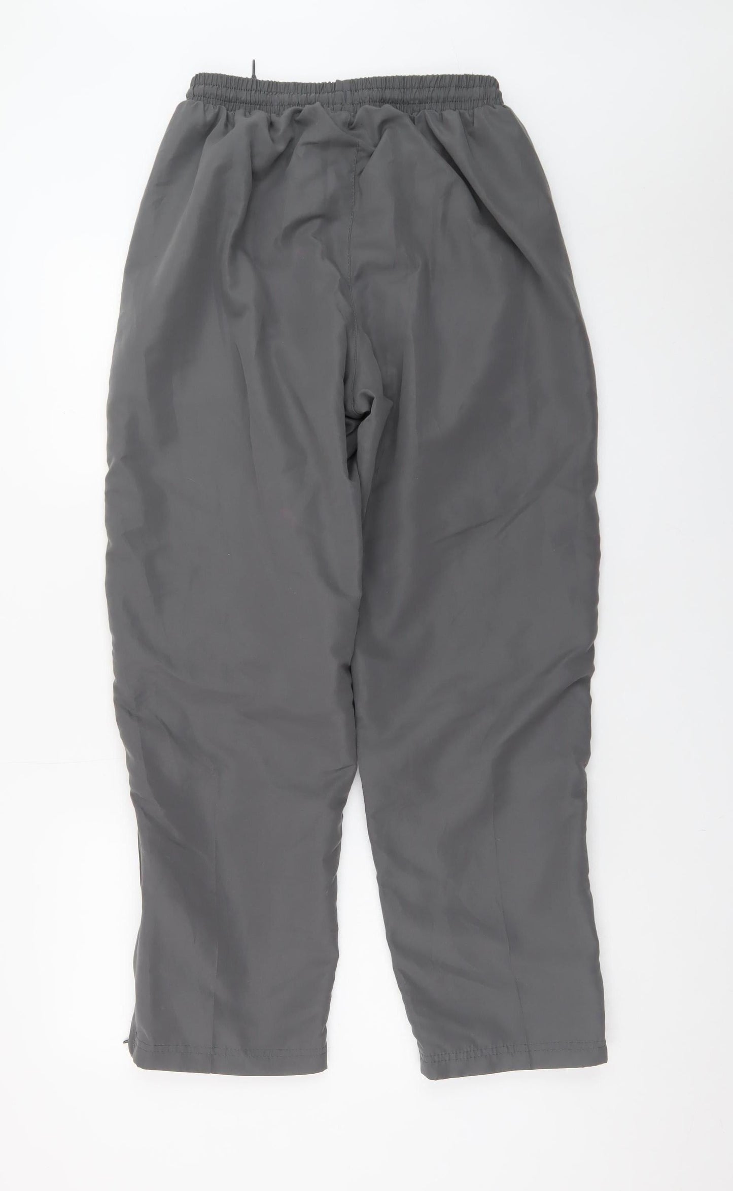 Slazenger Men Grey M Jogger Sweatpants Elastic Waist Ankle Zip