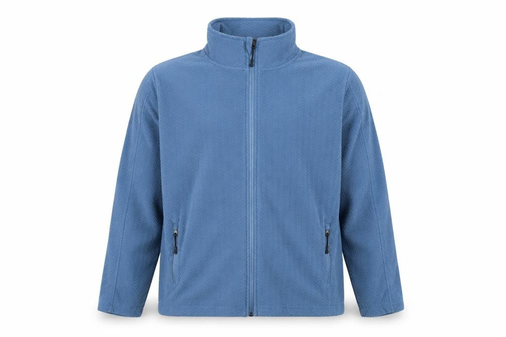Workwear Mens Blue Fleece Full Zip Jacket L Regular Fit