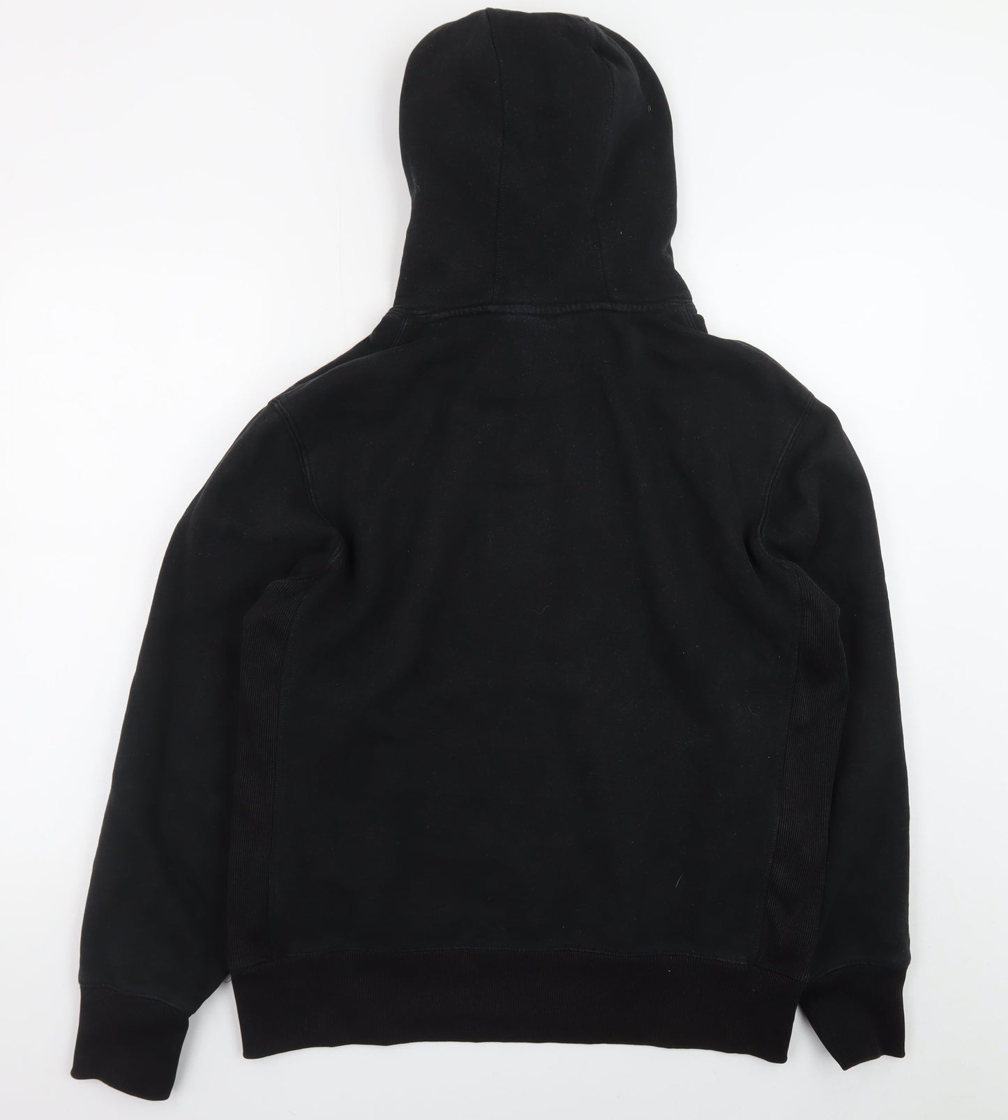 Superdry Men's Black XL Pullover Hoodie with Logo Detail