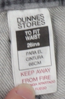 Dunnes Stores Women's Grey Skinny Jeans Size 10 Slim Fit Denim