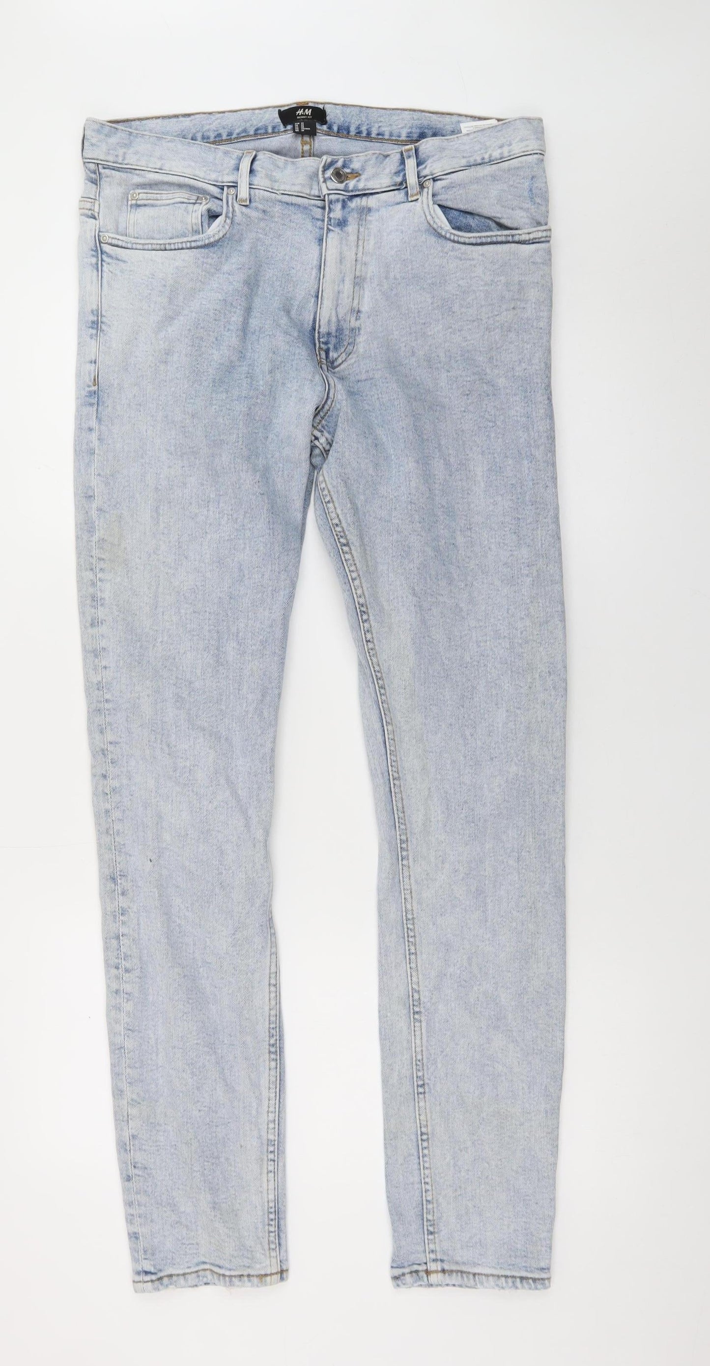 H&M Women's Blue Skinny Fit Denim Jeans Size 33